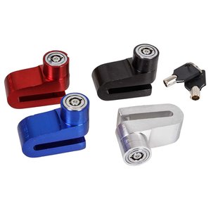 Blocco a disco antifurto per moto scooter e biciclette 2 chiavi senza allarme per la sicurezza del veicolo-mondo della bici - Product Image 3