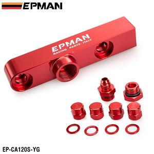 Collettore di Uscita Doppio per Pompa Carburante 044 in Alluminio Billet EPMAN per Honda <span class=keywords><strong>Civic</strong></span> <span class=keywords><strong>Toyota</strong></span> EP-CA120S-YG - Product Image 4