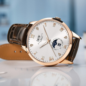 Pour la suisse carnaval japon MIYOTA marque de luxe hommes montre mécanique automatique saphir étanche Phase de lune inoxydable Ste - Product Image 4