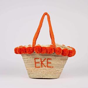 Beautifully Handmade Handmade <b>Sweet</b> Stle New Arrival Palm Orange Customize Daily Use Straw <b>Bags</b> - Product Image 1