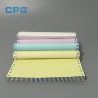 Rouleau de papier autocopiant personnalisé pour la logistique, rouleau jumbo, haute blancheur, papier NCR pour bordereau de livraison