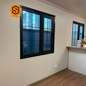 Casa con Veranda Rialzata Pieghevole Personalizzata di Alta Gamma Shinestone, 20 Piedi, Tetto Piatto, con 2 Camere da Letto - Product Image 6