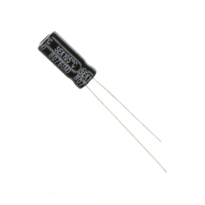 ตัวเก็บประจุแบบท่อ SEK220M035ST 22 uF 20% 35V ตัวเก็บประจุแบบรัศมี th 22 uF - Product Image 1