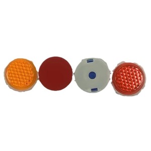 Mini matériau réfléchissant coloré à 30 grains, en plastique, pour signalisation, 4 couleurs mélangées - Product Image 4
