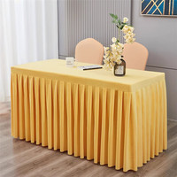 Nappe en velours épais rectangulaire pour mariage, banquet, salon professionnel, exposition, décoration - Vente en gros