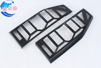 Accessoires extérieurs de voiture : Cache-feux arrière en ABS noir piano, cadre décoratif de protection pour feux arrière, garniture de protection pour Jetour T2