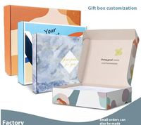 Vente en gros d'emballage cadeau universel double face carton ondulé carton avion conception déchirable soutien-gorge intimes disparaissant