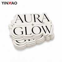 Autocollant personnalisé Yingao pour emballage cosmétique, vinyle découpé, imperméable, professionnel, pour gloss à lèvres, flacon de shampoing