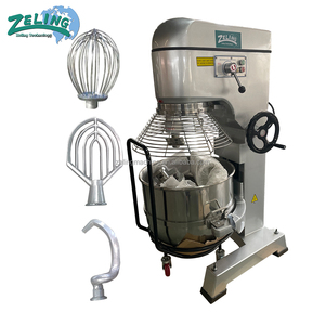 Mélangeur Planétaire Commercial 10L-80L pour Boulangerie, Batteur à Pâte 3 Vitesses avec Fouet, Pala et Chariot, Nouveau Modèle 3-en-1 pour <span class=keywords><strong>Farine</strong></span> - Product Image 1