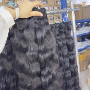 Paquete de Cabello Humano Natural Ondulado Virgen 613, Rizado Indio, Doble Trama a Máquina, Apto para Decoloración - Product Image 4