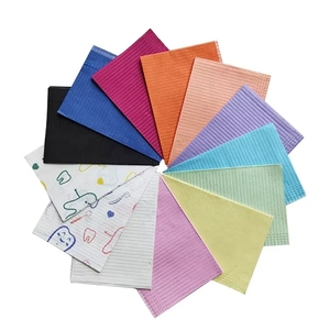 Onemed Bavoirs de patient dentaire 2 + 1ply Serviettes de tatouage médicales 13 "* 18" - Product Image 1