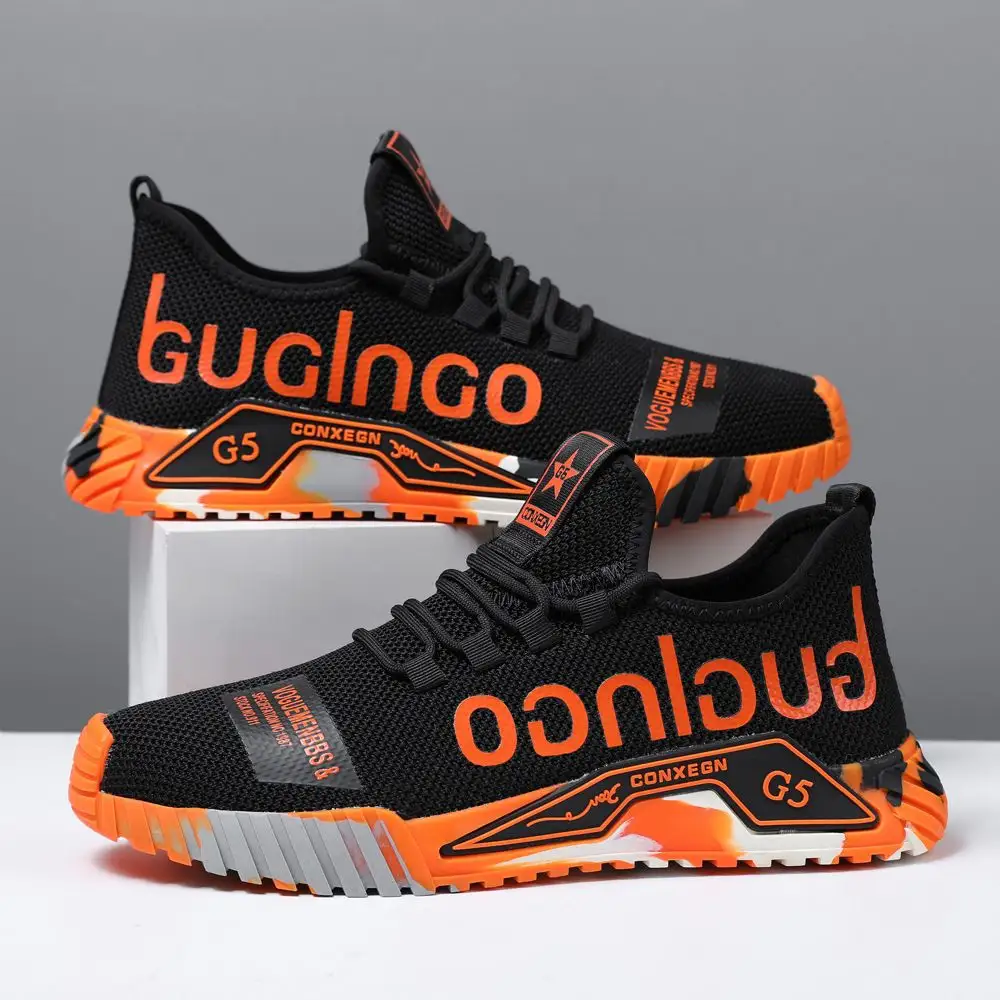 Men's Fashion Sneakers Casual Air Fashion Walking Shoes New Running Sneakers Wear-resistant Outdoor Running Shoes Men