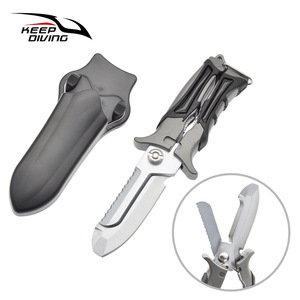Cuchillo de Buceo Keep Diving, Acero Inoxidable 420, KF-961, Herramienta Multifuncional para Rescate Acuático y Corte de Cuerdas - Product Image 2