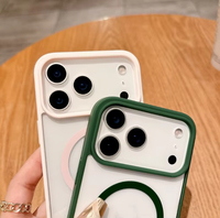 Coque de téléphone magnétique transparente antichoc pas chère pour iPhone 17, compatible avec iPhone 15 Pro Max, 16, 17, 14
