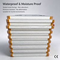 Panneau sandwich en PU au design moderne, surface en acier, économie d'énergie, résistant au feu, isolation thermique, imperméable pour mur et toit de chambre froide