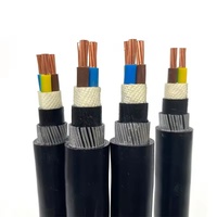 Câble minier robuste CCC CE VERIBEST à conducteur en cuivre, isolation XLPE, gaine CPE/Néoprène, 3 conducteurs, 4 mm², 0,6/1 kV, indice de protection IP67