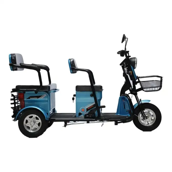 Di alta qualità 500w 3 ruote scooter triciclo elettrico adulto con quattro posti