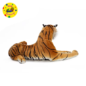 Gran Peluche de Tigre Siberiano Blanco, Adorable y Suave, Relleno de Algodón PP, Accesorios de Plástico Duradero, Juguete de Peluche de Tigre Artificial Realista - Product Image 3