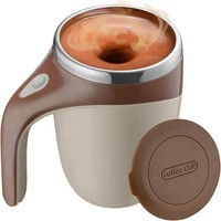 Mug à café portable à agitation magnétique automatique, tasse mélangeuse électrique rechargeable, gobelet à café auto-mélangeur