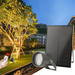 Projecteurs solaires extérieurs étanches IP67 en aluminium et PC avec LED RGB blanc chaud <span class=keywords><strong>pour</strong></span> arbres AC220V AC/DC12-24V - Product Image 1