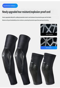 Manchons de protection coudes moto unisexe été, respirants, en soie glacée, anti-chute, séchage rapide, coupe-vent, anti-UV – Grande Vente - Product Image 4