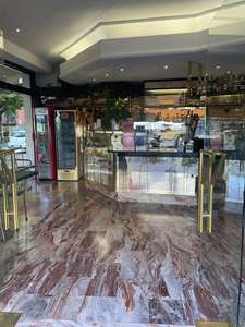 बहु-निर्मित विदेशी घर सजावट के लिए लाल संगमरमर मोनिका लाल कल्पना इनडोर विला बाथरूम काउंटरटॉप फायरप्लेस - Product Image 4