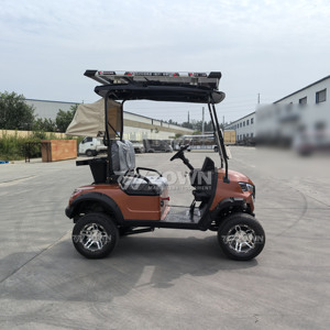 Voiturette de golf électrique 4 places, couleur personnalisée OEM, pour transport en hôtel ou parc paysager - Product Image 3