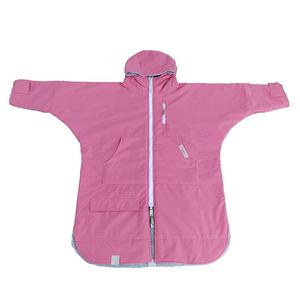 Stock <span class=keywords><strong>pas</strong></span> <span class=keywords><strong>cher</strong></span> prix filles garçons rose moutarde couleur enfants enfants séchage rapide plage surf nager <span class=keywords><strong>parka</strong></span> changer robe veste - Product Image 5