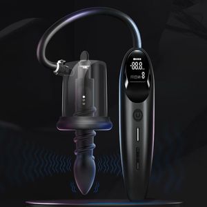 Juguetes sexuales para hombre, pistola <span class=keywords><strong>de</strong></span> masaje, masaje <span class=keywords><strong>de</strong></span> succión al vacío, estimulador <span class=keywords><strong>de</strong></span> próstata, bomba Anal, masturbación con tapón <span class=keywords><strong>de</strong></span> glúteos masculino <span class=keywords><strong>y</strong></span> femenino - Product Image 4