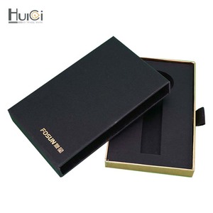 Factory Custom Logo Textured Paper <b>Gift</b> Cardboard Luxury Product Drawer Packaging <b>Box</b> with Foam Insert - Product Image 6