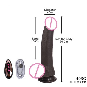 Vente en gros <span class=keywords><strong>femme</strong></span> <span class=keywords><strong>mature</strong></span> couleur chocolat 20CM pénis artificiel réaliste épais grand <span class=keywords><strong>gode</strong></span> naturel jouet sexuel adulte godes vibrants - Product Image 1