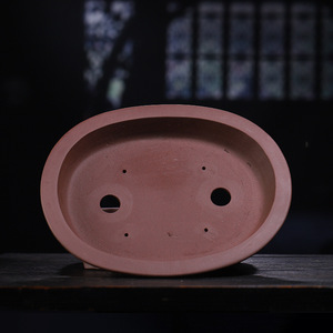 <span class=keywords><strong>Pot</strong></span> à Bonsaï de Luxe Rustique à Bouche Large et Forme Elliptique, <span class=keywords><strong>en</strong></span> Argile Violette Galvanisée Faite à la Main, pour Plantes d'Intérieur (Pin, <span class=keywords><strong>Sapin</strong></span>) - Product Image 3