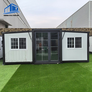 Tiny Granny Simple Love House Maison conteneur extensible et pliable 20ft 40ft, préfabriquée, portable, design moderne, pour usage bureautique - Product Image 3