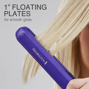 Plancha <span class=keywords><strong>de</strong></span> Pelo <span class=keywords><strong>Remington</strong></span> <span class=keywords><strong>de</strong></span> 1 Pulgada, Plancha <span class=keywords><strong>de</strong></span> Cerámica y Titanio, Color Morado, 450 °F, Pantalla Digital - Product Image 6