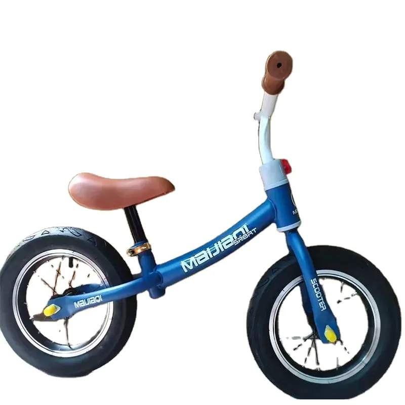 ओएम बैलेंस साइकिल के बच्चे 12 इंच रबर न्यूमेटिक टायर समायोज्य सीट के साथ