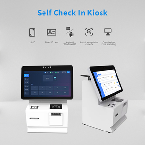 Quiosco de autoservicio para hotel, mostrador de registro con pantalla táctil capacitiva, quioscos de registro automático para hoteles, quiosco de autoservicio para hotel - Product Image 3