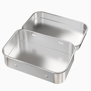 Caja Metálica Personalizada de Hierro y Estaño, Contenedor Cuadrado, Caja de Almacenamiento Metálica para Alimentos/Té/Café/Especias - Product Image 4