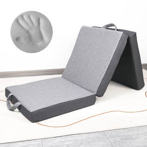 Surmatelas pliable double doux portable 3 en 1 de haute qualité avec un design moderne, adapté au camping ou à l'hébergement des invités. - Product Image 6