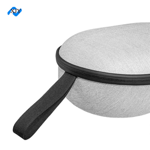 Stoßfeste EVA & Oxford Kompakte Tasche für <span class=keywords><strong>VR</strong></span>-Zubehör Hellgrau Tragbare Reise-Aufbewahrungstasche für Gaming-Headset & Controller - Product Image 3