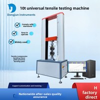 Machine d'essai de traction électronique à micro-ordinateur à double colonne, modèle DJ-18, pour l'essai des matériaux métalliques, plastiques et textiles, version continentale