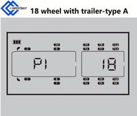 Système de surveillance de la pression des pneus pour camion, capteur TPMS Autel, capteur de pression des pneus authentique 18 pouces