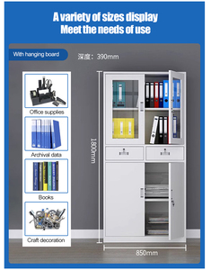 Armoire à documents compacte en acier avec conception résistante au feu pour une utilisation de <span class=keywords><strong>bureau</strong></span> à petite échelle - Product Image 5