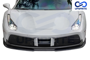 Nuevo Parachoques Delantero Modificado Estilo Vors de Fibra de Carbono, Alerón Delantero para <span class=keywords><strong>Ferrari</strong></span> <span class=keywords><strong>488</strong></span>, Labio Delantero Mejorado - Product Image 6