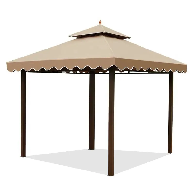 FEAMONT Hersteller individuelles 3 x 3 Vordach-Zelt wasserdichtes PVC-Patio Garten-Gazebo mit Legierungsrahmen Sonnenblende für Hochzeit Outdoor-Anwendung