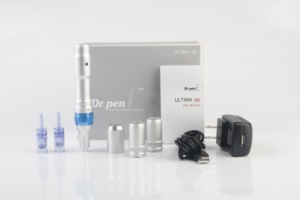 <span class=keywords><strong>Dermapen</strong></span> A6 sans fil à micro-aiguilles avec 5 vitesses pour les cernes et le blanchiment du visage et des yeux – Outil de soin de la peau - Product Image 4