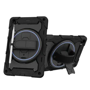 Étui de protection antichoc pour <span class=keywords><strong>tablette</strong></span> <span class=keywords><strong>Lenovo</strong></span> M9 Armor, support, sangle de main et d'épaule en silicone, <span class=keywords><strong>pochette</strong></span> pour <span class=keywords><strong>Lenovo</strong></span> Tab M9 9 pouces - Product Image 1