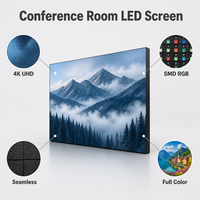 Mur vidéo LED couleur intérieur P1.25 P1.8 P2 P2.5 P3 P3.91 4K UHD SMD RGB pour salle de conférence et signalisation numérique