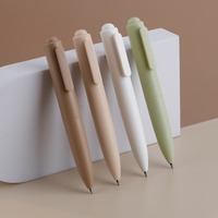 Mini stylo de poche mignon Portable Macaron Press Gel Pen avec noyau d'eau à séchage rapide Neutral Short Fat Small Macaron Press