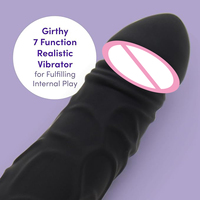 Juguete sexual superventas vibrador alimentado por batería de 6,6 pulgadas, pene enorme de piel artificial, Consolador de silicona líquida, juguete sexual para mujeres