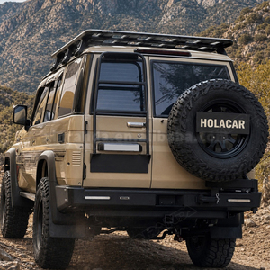 Escalera Trasera Corta para Automóvil, Escalera para Puerta Trasera para <span class=keywords><strong>Toyota</strong></span> <span class=keywords><strong>Land</strong></span> <span class=keywords><strong>Cruiser</strong></span> Serie LC70 LC71 LC76 LC78 - Product Image 6